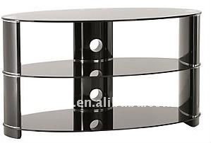 metal tempered glass Television Stand