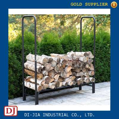 Metal Black 4 feet Steady Firewood Storage Rack